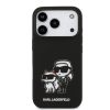 Karl Lagerfeld Liquid Silicone K&CH Sketch MagSafetok, iPhone 17 Pro - fekete