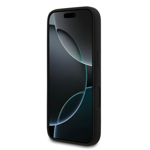 Karl Lagerfeld Liquid Silicone K&CH Sketch MagSafetok, iPhone 17 Pro - fekete