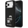 Karl Lagerfeld Liquid Silicone K&CH Sketch MagSafe tok, iPhone 17 Pro Max - fekete
