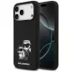 Karl Lagerfeld Liquid Silicone K&CH Sketch MagSafe tok, iPhone 17 Pro Max - fekete