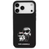 Karl Lagerfeld Liquid Silicone K&CH Sketch MagSafe tok, iPhone 17 Pro Max - fekete