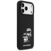 Karl Lagerfeld Liquid Silicone K&CH Sketch MagSafe tok, iPhone 17 Pro Max - fekete
