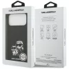 Karl Lagerfeld Liquid Silicone K&CH Sketch MagSafe tok, iPhone 17 Pro Max - fekete