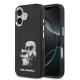 Karl Lagerfeld IML Aquarelle Karl and Choupette tok, iPhone 17 - fekete