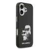 Karl Lagerfeld IML Aquarelle Karl and Choupette tok, iPhone 17 - fekete