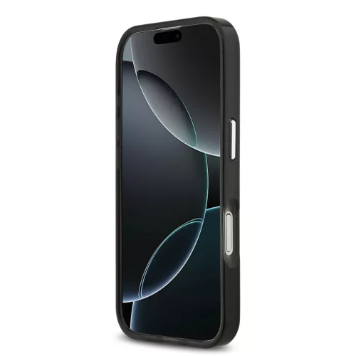 Karl Lagerfeld IML Aquarelle Karl and Choupette tok, iPhone 17 - fekete