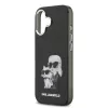 Karl Lagerfeld IML Aquarelle Karl and Choupette tok, iPhone 17 - fekete
