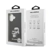 Karl Lagerfeld IML Aquarelle Karl and Choupette tok, iPhone 17 - fekete