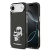 iPhone Air Karl Lagerfeld IML Aquarelle Karl and Choupette tok - fekete