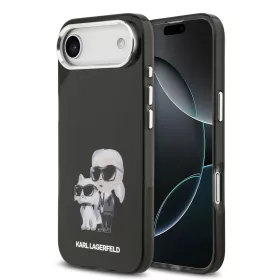   iPhone Air Karl Lagerfeld IML Aquarelle Karl and Choupette tok - fekete