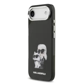   iPhone Air Karl Lagerfeld IML Aquarelle Karl and Choupette tok - fekete