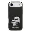 iPhone Air Karl Lagerfeld IML Aquarelle Karl and Choupette tok - fekete