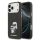 Karl Lagerfeld IML Aquarelle Karl and Choupette tok, iPhone 17 Pro - fekete