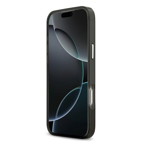 Karl Lagerfeld IML Aquarelle Karl and Choupette tok, iPhone 17 Pro - fekete