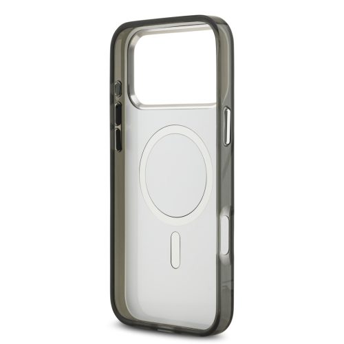 Karl Lagerfeld IML Aquarelle Karl and Choupette tok, iPhone 17 Pro - fekete