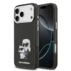 Karl Lagerfeld IML Aquarelle Karl and Choupette tok, iPhone 17 Pro Max - fekete