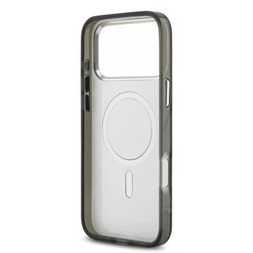 Karl Lagerfeld IML Aquarelle Karl and Choupette tok, iPhone 17 Pro Max - fekete