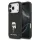 Karl Lagerfeld Fixed Glitter Metal Ikonik tok,  iPhone 17 Pro Max - fekete