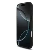 Karl Lagerfeld Liquid Silicone Metal Ikonik tok, iPhone 17 Pro Max - fekete