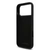 Karl Lagerfeld Liquid Silicone Metal Ikonik tok, iPhone 17 Pro Max - fekete