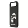 Karl Lagerfeld 3D Rubber Karl and Choupette tok, iPhone Air - fekete