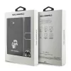 Karl Lagerfeld Saffiano Crossbody Popruh Metal Karl and Choupette tok, iPhone 17 - fekete