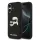 Karl Lagerfeld Liquid Silicone Double Heads MagSafe tok, iPhone 17 - fekete