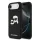 Karl Lagerfeld Liquid Silicone Double Heads MagSafe tok, iPhone Air - fekete