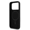 Karl Lagerfeld Liquid Silicone Double Heads MagSafe tok, iPhone 17 Pro Max - fekete