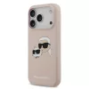 Karl Lagerfeld Liquid Silicone Double Heads MagSafe tok, iPhone 17 Pro Max - rózsaszín