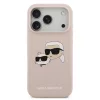 Karl Lagerfeld Liquid Silicone Double Heads MagSafe tok, iPhone 17 Pro Max - rózsaszín