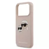 Karl Lagerfeld Liquid Silicone Double Heads MagSafe tok, iPhone 17 Pro Max - rózsaszín