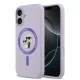 Karl Lagerfeld Liquid Silicone Karl and Choupette MagSafe tok, iPhone 17 - lila -