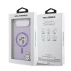Karl Lagerfeld Liquid Silicone Karl and Choupette MagSafe tok, iPhone Air - lila