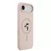 Karl Lagerfeld Liquid Silicone Karl and Choupette MagSafe tok, iPhone Air - rózsaszín