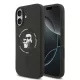 Karl Lagerfeld Liquid Silicone Karl and Choupette MagSafe tok, iPhone 17 - fekete