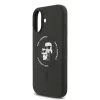 Karl Lagerfeld Liquid Silicone Karl and Choupette MagSafe tok, iPhone 17 - fekete