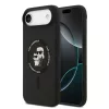 Karl Lagerfeld Liquid Silicone Karl and Choupette MagSafe tok, iPhone Air - fekete