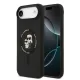 Karl Lagerfeld Liquid Silicone Karl and Choupette MagSafe tok, iPhone Air - fekete