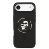 Karl Lagerfeld Liquid Silicone Karl and Choupette MagSafe tok, iPhone Air - fekete