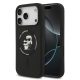 Karl Lagerfeld Liquid Silicone Karl and Choupette MagSafe tok, iPhone 17 Pro - fekete