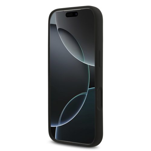 Karl Lagerfeld Liquid Silicone Karl and Choupette MagSafe tok, iPhone 17 Pro - fekete