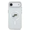 Karl Lagerfeld IML K&CH Heads Metal Frame MagSafe tok, iPhone Air - átlátszó