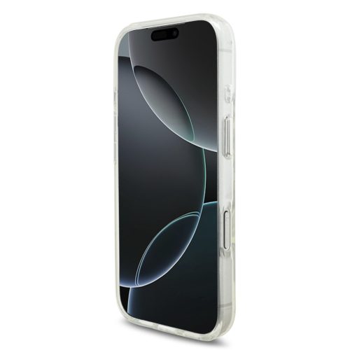 Karl Lagerfeld IML K&CH Heads Metal Frame MagSafe tok, iPhone 17 Pro - átlátszó