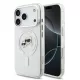 Karl Lagerfeld IML K&CH Heads Metal Frame MagSafe tok, iPhone 17 Pro Max - átlátszó -