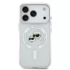 Karl Lagerfeld IML K&CH Heads Metal Frame MagSafe tok, iPhone 17 Pro Max - átlátszó -