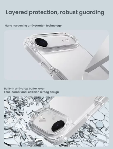 Nillkin Nature TPU PRO tok Apple iPhone Air készülékhez – Átlátszó fekete