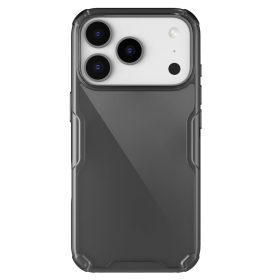  Nillkin Nature TPU PRO tok Apple iPhone 17 Pro készülékhez – Átlátszó fekete