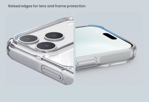 Nillkin Nature TPU PRO tok Apple iPhone 17 Pro Max / 18 Pro Max készülékhez – Átlátszó fekete