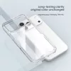 Nillkin Nature TPU PRO tok Apple iPhone 17 Pro Max / 18 Pro Max készülékhez – Átlátszó fekete